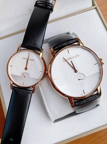 Đồng Hồ Đôi CK QUARTZ SILVER DIAL