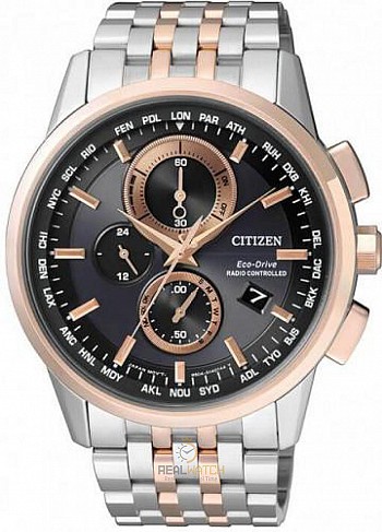 Đồng hồ Nam Eco-Drive Chronograph AT8116-65E